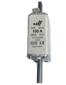DF 381055 Fusible NH-000 gG 63A 500V con indicador superior